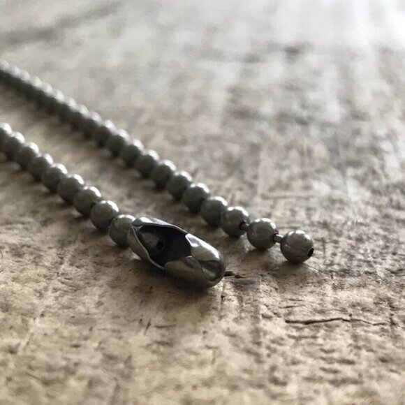 4 INCHES Stainless Steel Ball Chain Extender - 3.2mm thick - Picture 4 of 5